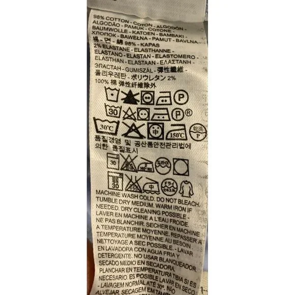 Levis Jeans Size 5 Blue Legging Crop Length Light Wash Skinny Stretch Women New - Picture 7 of 7